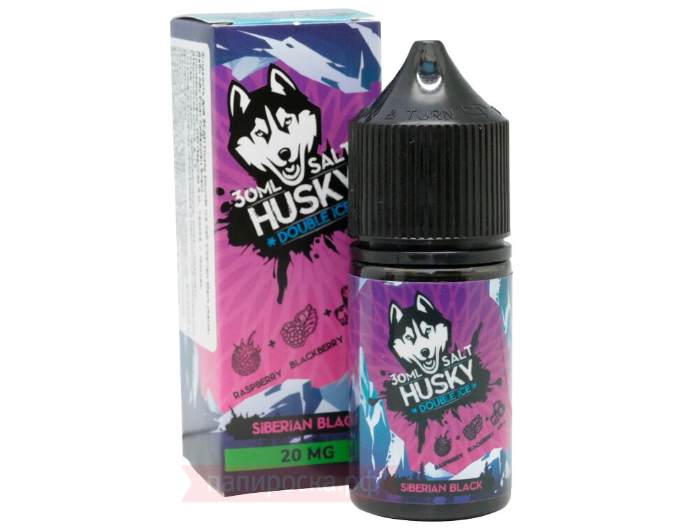 Жидкость Siberian Black - Husky Double Ice Salt